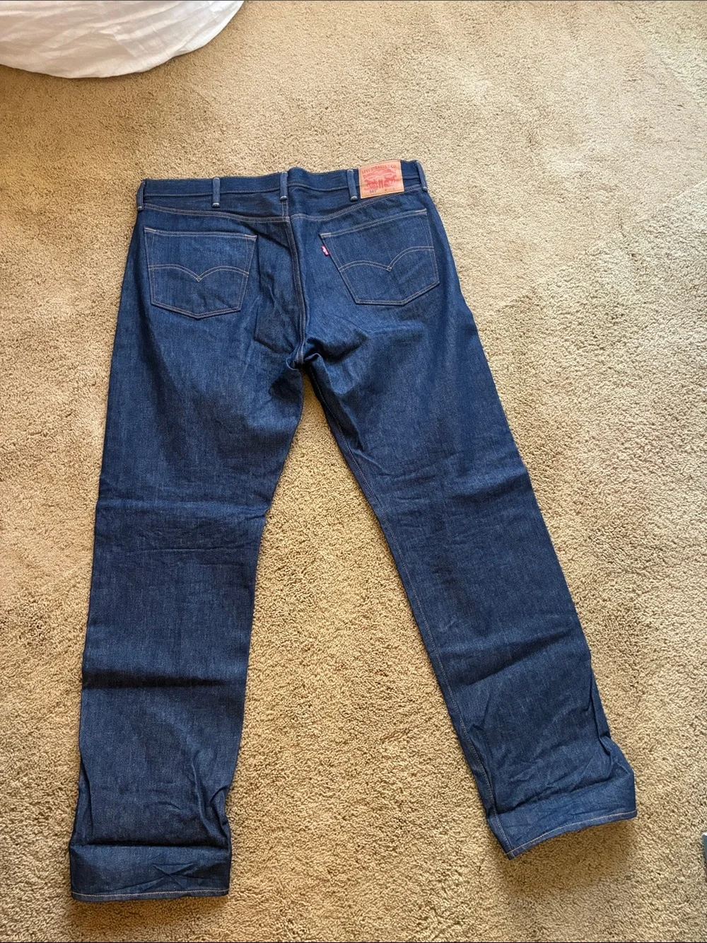 Levi's Men's 501 Jeans in Dark Indigo Blue